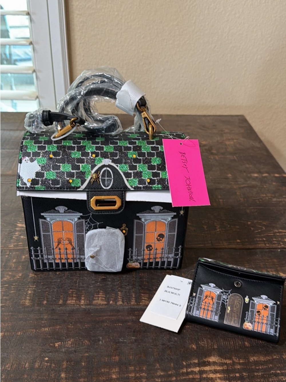 Bundle Betsy Johnson Haunted House  Purse and Wallet